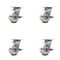Service Caster 5 Inch Nylon Caster Set with Roller Bearing and Brake/Swivel Lock SCC-30CS520-NYR-TLB-BSL-4 - alternate 1